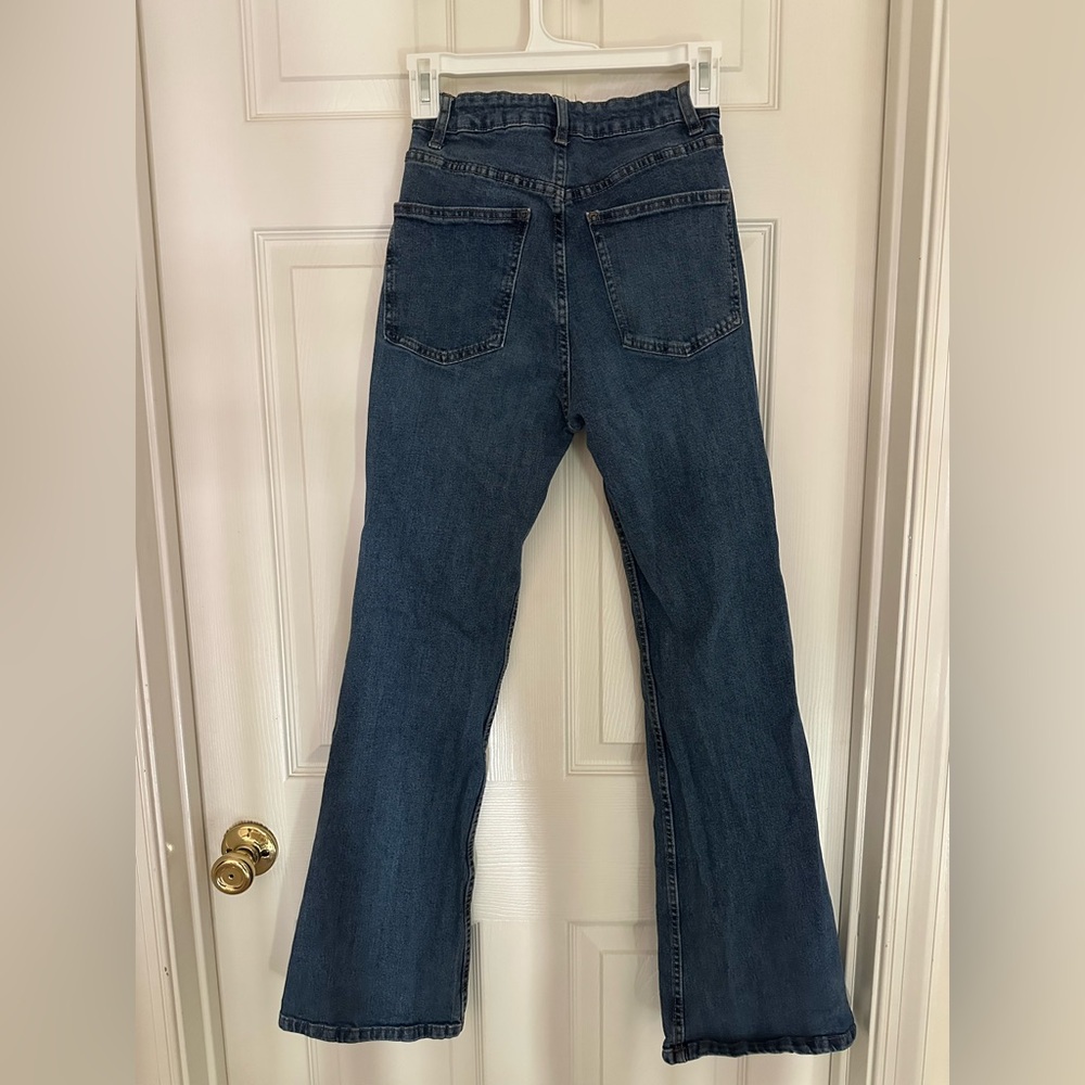 Cotton On Dark Blue Flare Jeans - Picture 3 of 4